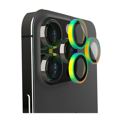 EFM Camera Lens Armour iPhone 14 Pro/14 Pro Max - Striped Kodachrome Super 8