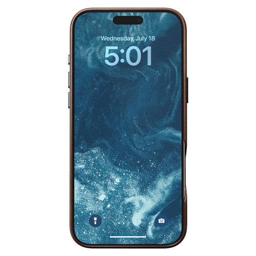 Nomad Traditional Horween Leather Case iPhone 16 Pro Max - Brown