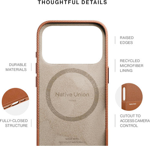 Native Union Classic Case iPhone 17 Pro - Tan