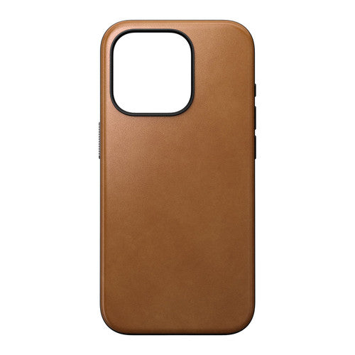 Nomad Modern Leather Case iPhone 15 Pro - English Tan
