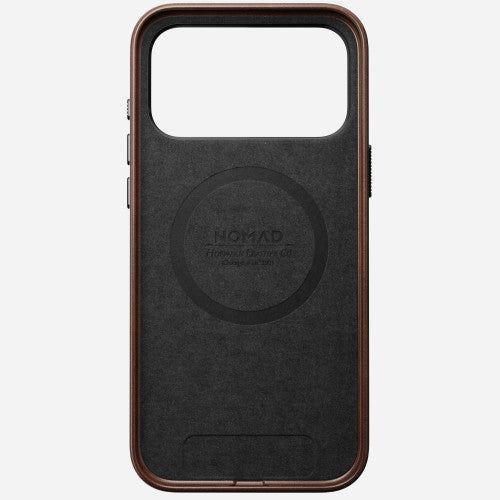 Nomad Traditional Horween Leather Case iPhone 17 Pro - Brown