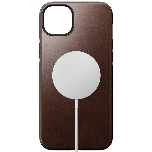 Nomad Horween Leather Case iPhone 15 Pro Max - Rustic Brown