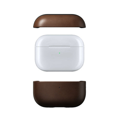 Nomad Modern Leather Case Airpods Pro 1st & 2nd Gen - Brown