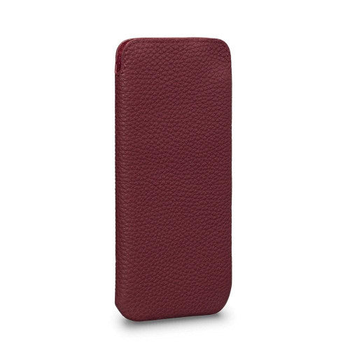 SENA Ultraslim Classic Leather Sleeve iPhone 12 Mini - Bordeaux