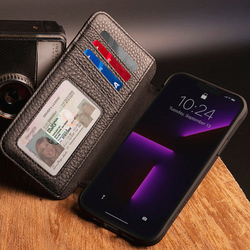 Case-Mate Wallet Folio MagSafe Case iPhone 14 Pro - Black