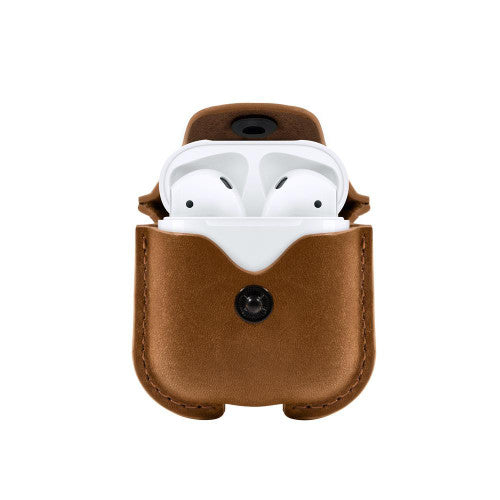 Twelve-South AirSnap AirPods - Cognac