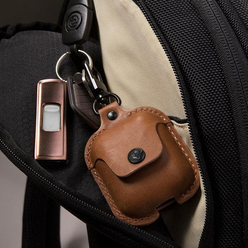 Twelve-South AirSnap AirPods - Cognac
