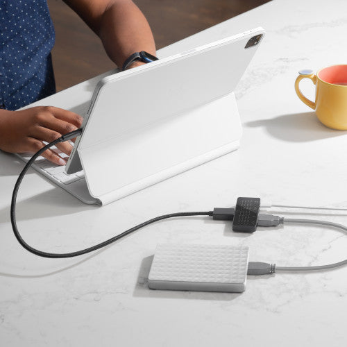 Twelve South StayGo Mini USB-C Hub - Black