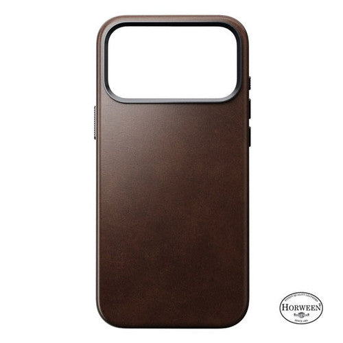 Nomad Traditional Horween Leather Case iPhone 17 Pro - Brown