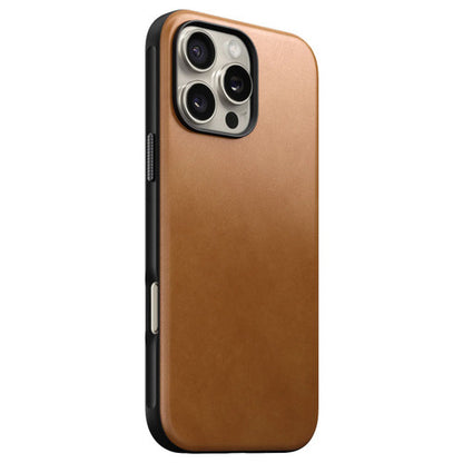 Nomad Modern Leather Case iPhone 16 Pro Max - English Tan