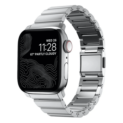 Nomad Stainless Steel Band Apple Watch 38/40/41mm - Silver