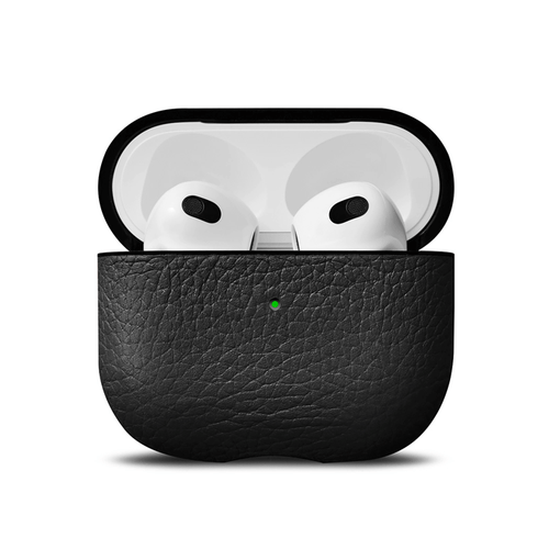 Woolnut Leather Case Apple AirPods 3rd Gen - Black