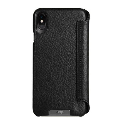 Vaja Wallet Agenda Leather Case iPhone Xs Max - Bridge Black
