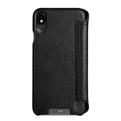 Vaja Wallet Agenda Leather Case iPhone Xs Max - Bridge Black