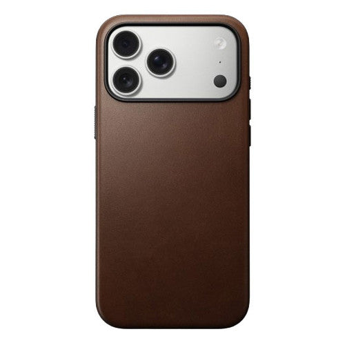 Nomad Modern Leather Case iPhone 17 Pro - Brown