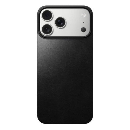 Nomad Magnetic Leather Back Case iPhone 17 Pro - Black