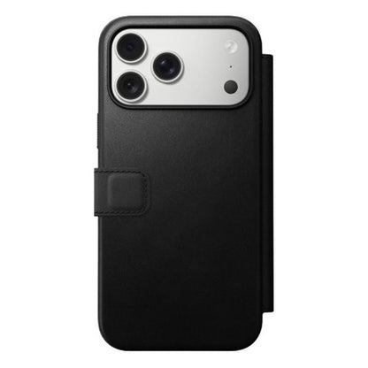 Nomad Modern Leather Folio Case iPhone 17 Pro Max - Black