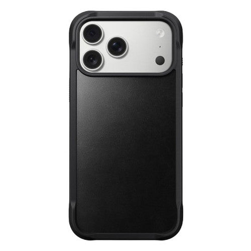 Nomad Rugged Horween Leather Case iPhone 17 Pro - Black