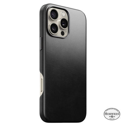 Nomad Traditional Horween Leather Case iPhone 16 Pro Max - Black