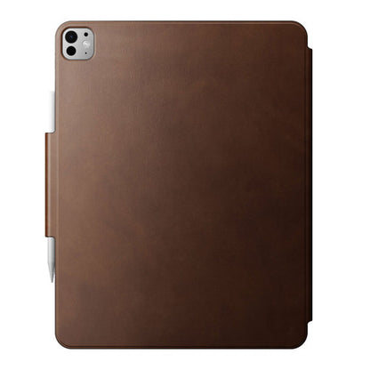 Nomad Leather Folio Case iPad Pro 13" (7th Gen, 2024, M4) - Brown