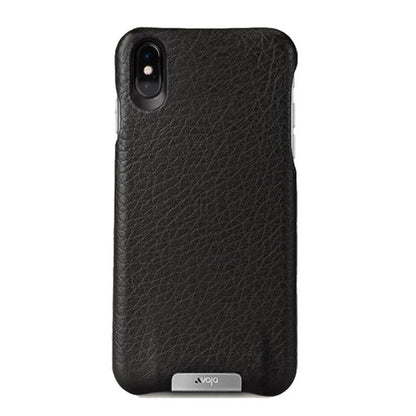 Vaja Grip Leather Case iPhone Xs Max - Floater Black