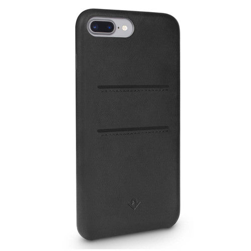Twelve-South Relaxed Leather w/pockets Case iPhone 8+/7+/6+/6S+ Plus - Black