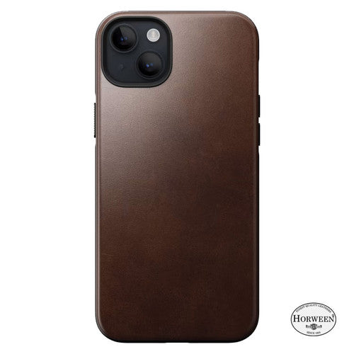 Nomad Modern Horween Leather Case iPhone 14 Plus - Brown