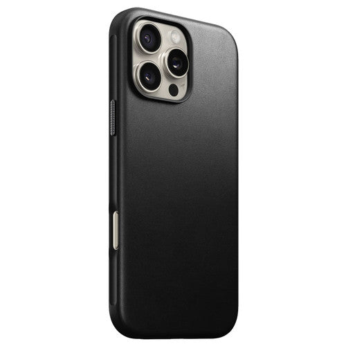 Nomad Modern Leather Case iPhone 16 Pro Max - Black