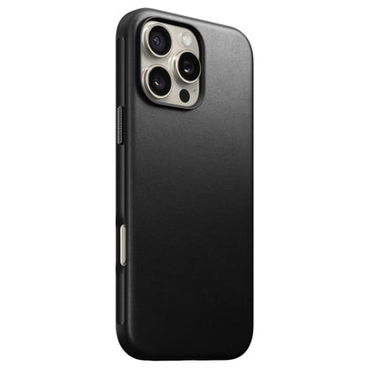 Nomad Modern Leather Case iPhone 16 Pro Max - Black