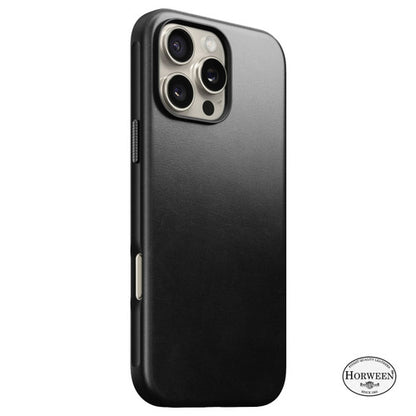 Nomad Modern Horween Leather Case iPhone 16 Pro Max - Black