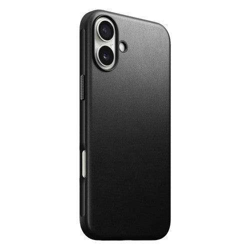 Nomad Modern Leather Case iPhone 16 Plus - Black