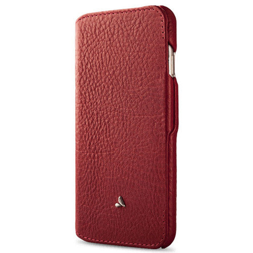 Vaja Agenda MG Leather Case iPhone 8+/7+/6+/6S+ Plus - Bridge Chili/London