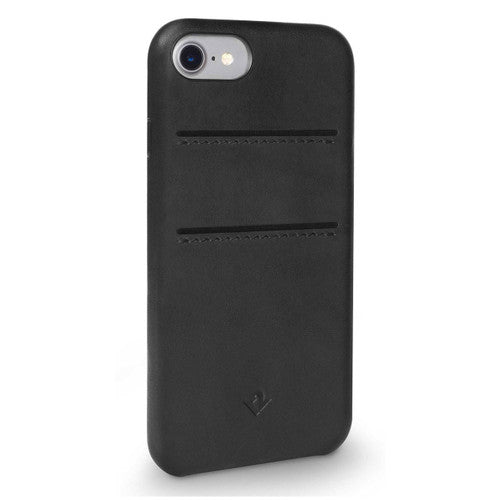 Twelve-South Relaxed Leather w/pockets Case iPhone 8/7/6/6S - Black