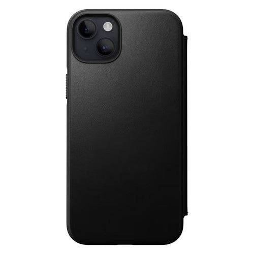 Nomad Modern Leather Folio Case iPhone 14 Plus - Black