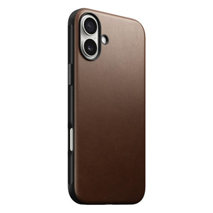 Nomad Modern Leather Case iPhone 16 - Brown