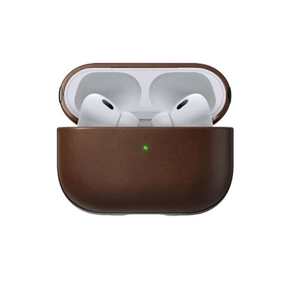 Nomad Modern Horween Leather Case AirPods Pro 2nd Gen - Brown