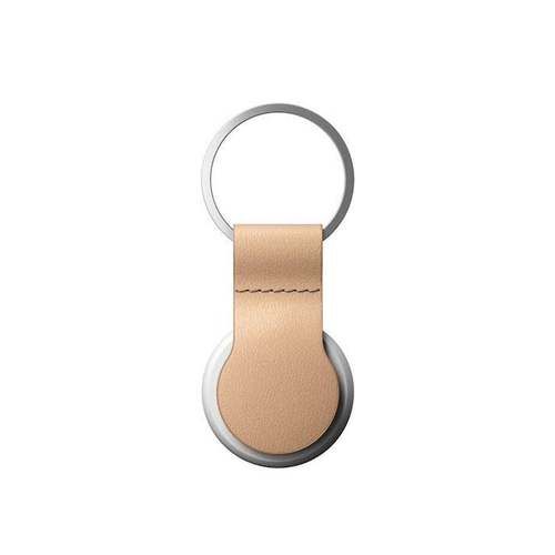 Nomad AirTag Leather Loop - Natural