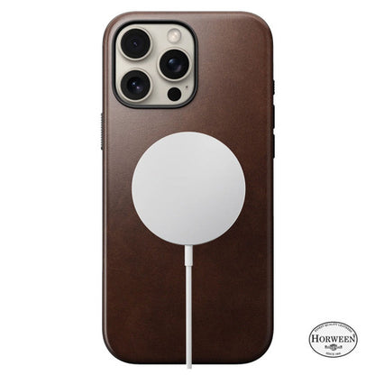 Nomad Modern Horween Leather Case iPhone 16 Pro Max - Brown