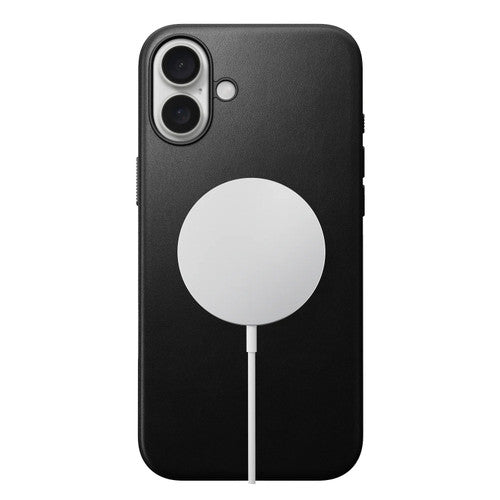 Nomad Modern Leather Case iPhone 16 Plus - Black