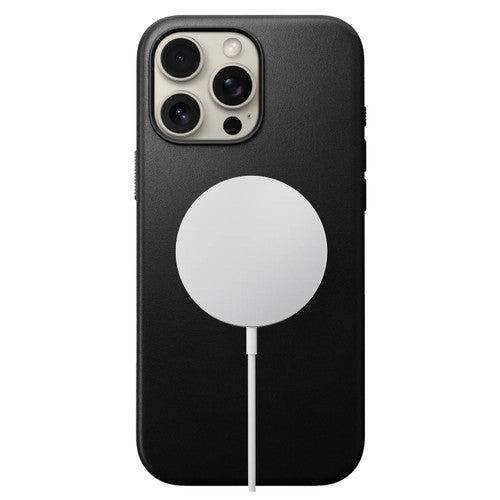 Nomad Modern Leather Case iPhone 16 Pro Max - Black