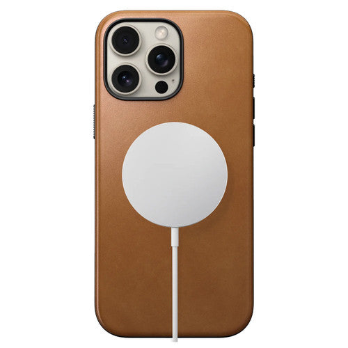 Nomad Modern Leather Case iPhone 16 Pro Max - English Tan