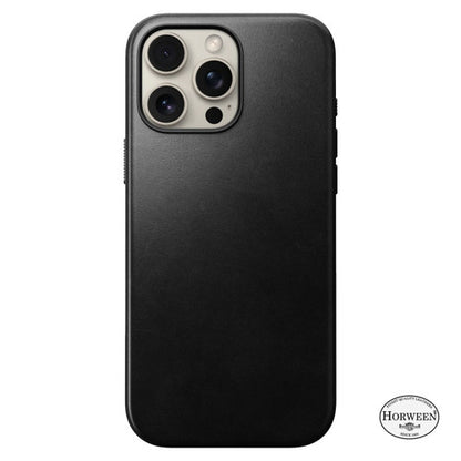 Nomad Modern Horween Leather Case iPhone 16 Pro Max - Black