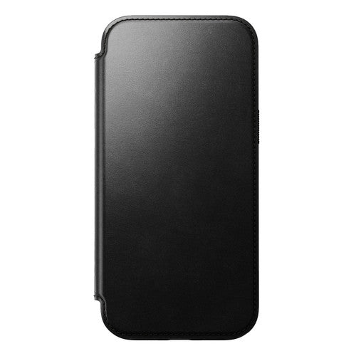 Nomad Modern Horween Leather Folio Case iPhone 16 Pro Max - Black