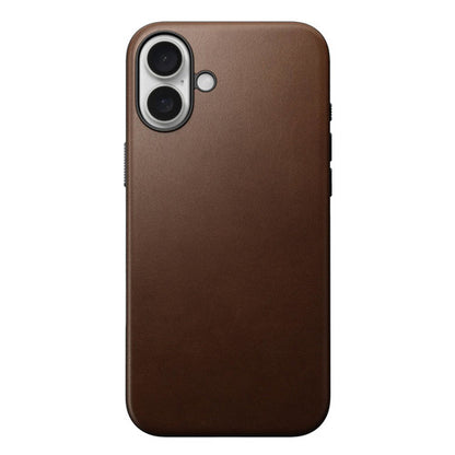 Nomad Modern Leather Case iPhone 16 - Brown