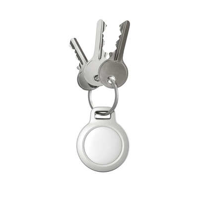 Nomad AirTag Rugged Keychain - White