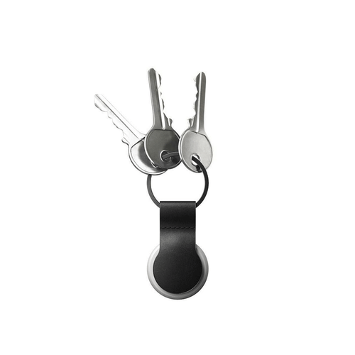 Nomad AirTag Leather Loop - Black