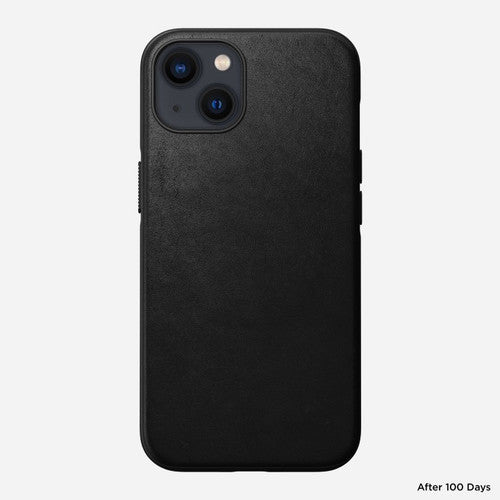 Nomad Modern Leather Case iPhone 13 - Black