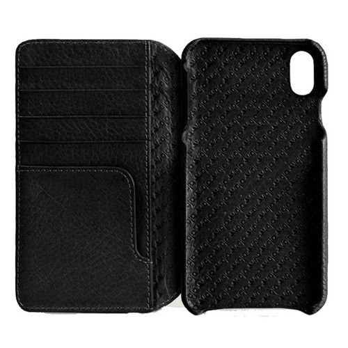 Vaja Wallet Agenda Leather Case iPhone Xs Max - Bridge Black