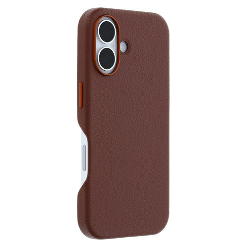 OtterBox Symmetry Cactus Leather Case iPhone 16 - Rich Adobe