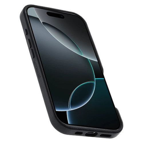 OtterBox Symmetry Cactus Leather Case iPhone 16 Pro - Noir Ash